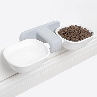Cat Food and Water Bowls Set