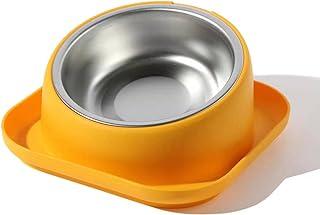 LZL Stainless Bowls Pet Feeder for Dog and Cat Spill-Proof