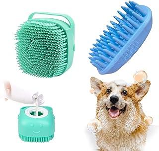 Dog Cat Bath Brush Comb Silicone Rubber Puppy Massage brush