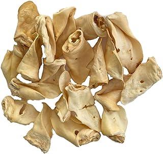 Large White Cow Ears for dogs (20 Count) 100% Natural