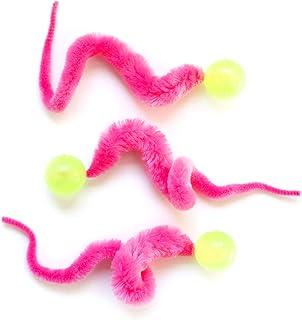 Cat Toys – Glow In The Dark Wiggly Ball 3pk