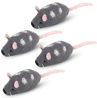 Feltcave Wool Cat Mouse Toys Handmade