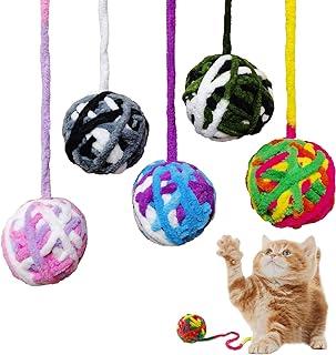 Cat Toy Balls – 5 PCS Colorful Yarn