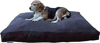 Dogbed4less Medium Memory Foam Pet Bed Pillow with Orthopedic Comfort, Waterproof Liner and Espresso Microsuede