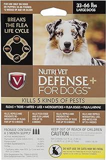 Nutri-Vet Defense Plus Fleat & Tick Control for Large Dogs