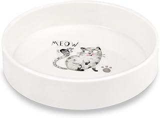 Dynmeow Ceramic Cat Food and Water Bowls