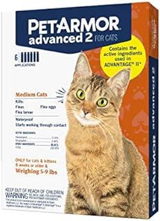 PetArmor Advanced 2 Flea Prevention for Small Cats, 6 Month Supply