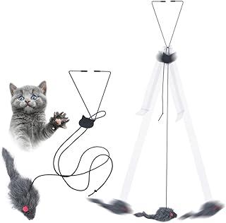 Kalimdor Interactive Cat Feather Toys, Kitten Play Chase Exercise