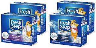 Febreze Fresh Step Multi-Cat & Advanced Clumping Cat Litter with Odor Control