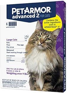 PetArmor Advanced 2 Flea Prevention for Large Cats, 6 Month Supply