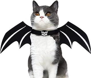 Halloween Cat Bat Wings Costume Pet Vampire Dress Up Apparel Small Dog