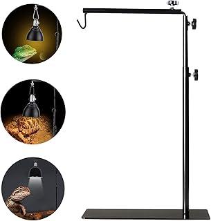 BETAZOOER Reptile Lamp Stand Adjustable Floor Light Holder