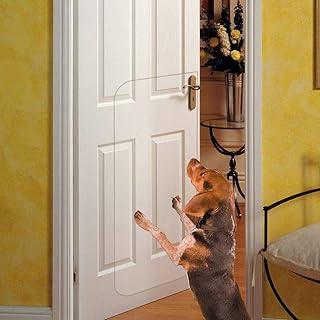 Clear Door Scratch Protector, Deluxe Pet door scratch shield protect your doors & walls