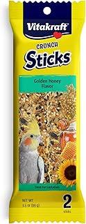 Vitakraft Cockatiel Treat Sticks Golden Honey