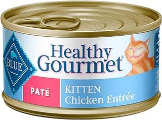 Blue Buffalo Healthy Gourmet Natural Kitten Pate Wet Cat Food Chicken 3-oz cans