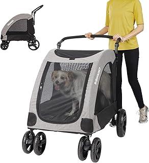 Vergo Dog Stroller Pet Jogger Wagon Foldable Cart with 4 Wheels