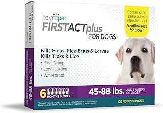 FirstAct Plus Flea and Tick Prevention for Large Dogs 45-88 lbs