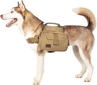 OneTigris Pack Hound Travel Camping Hiking Backpack Saddle Bag Rucksack for Medium & Large Dog