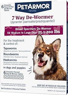 PetArmor Worm Remover for Large Dogs & Puppies (Over 25lbs)