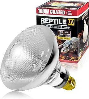 Mercury Vapor Bulb Self-Ballasted UV Heat Lamp for Reptile and Amphibian