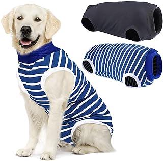 URATOT 2 Pack Recovery Suit Puppy Medical Surgical Clothes