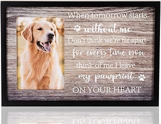 Dog Memorial Picture Frame – Pet Memory Gifts