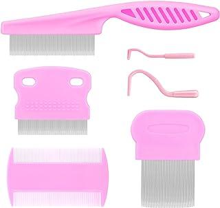 Cat Comb Dog Comb Fine Tooth Comb Pet
  Comb Grooming Set For Grooming And Removing Dandruff Flakes Re
