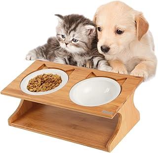 Elevated Cat Bowls with Stand