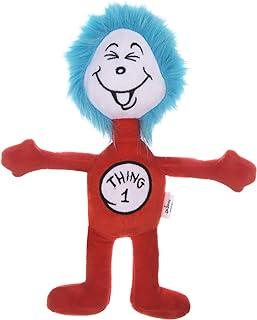 Dr. Seuss Cat in The Hat Thing 1 Figure Plush Dog Toy