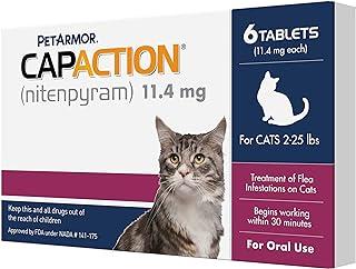 PetArmor CAPACTION (nitenpyram) Oral Flea Treatment for Cats