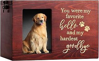 Personalized Pet Memorial Urns with Photo Frame