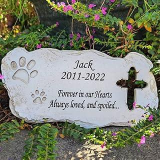 Somiss Pet Dog Memorial Stones – Paw Print and Grave Markers