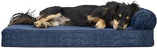 Furhaven Pet Bed for Dogs – Corduroy Chaise Lounge Egg Crate
