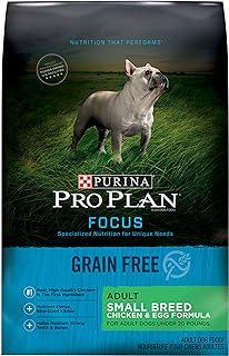 Purina Pro Plan Grain Free Small Breed Dry Dog Food, FOCUS Chicken & Egg Formula