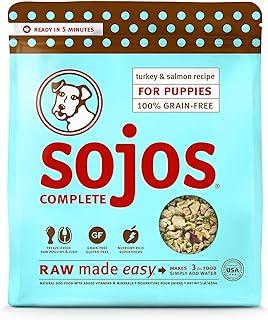 SOJOS Complete Turkey & Salmon Puppy Recipe Freeze-Dried Raw Dog Food