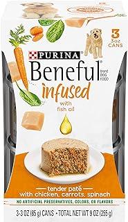 Purina Infused Wet Pate Dog Food with Real Chicken, Carrots and Spinach