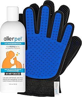 Allerpet Cat Dander Remover w/Free Pair of Grooming Gloves