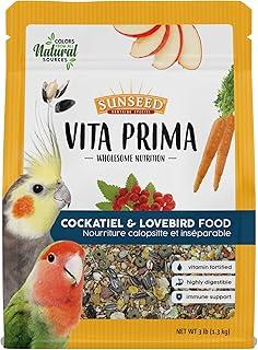 Sunseed Vita Prima Wholesome Nutrition Cockatiel & Lovebird Food
