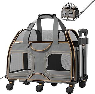 Katziela Rolling Pet Carrier with Removable Wheels