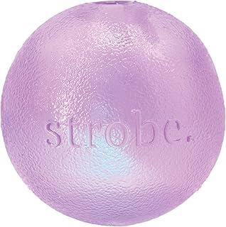 Planet Dog Orbee-Tuff Strobe Ball Purple Light Up LED Toy