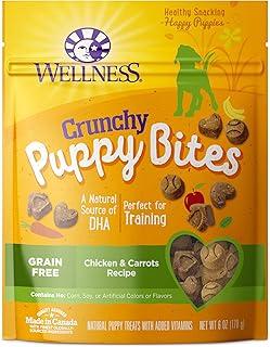 Wellness Crunchy Puppy Bites Natural Grain-Free Treats for Training