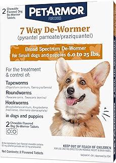 PetArmor 7 Way Worm Remover for Small Dogs & Puppies