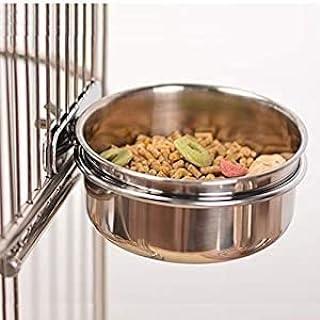 Old Tjikko Pet Feeder Water,10 Oz 20 OOZ 30 Oz Bird Hamster Small Animal Cup with Holder
