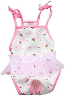 Stock Show Female Dog Diaper with Suspender Bathing Dress Jumpsuits