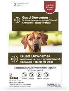 Quad Dewormer for Large Dogs (Over 45 lbs)