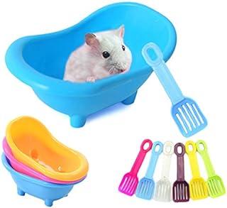 MUMAX Hamster Bathtub with Scoop Set for Small Pets
