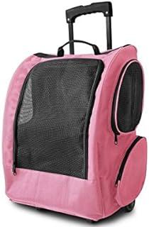 Rolling Backpack Travel Pet Carrier for Cats