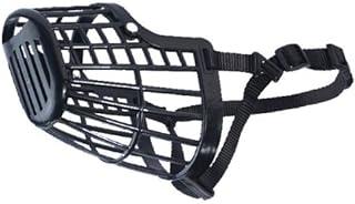 Guardian Gear Flexible Plastic Dog Basket Muzzle 3X-Small, Black