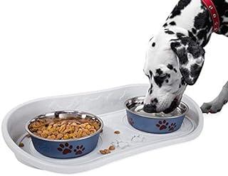 PETMAKER Non-Skid Placemat with Raised Edge for Dog or Cat Food and Water Bowls