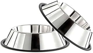 Dog Bowl 32 Ounce Stainless Steel with Rubber Base